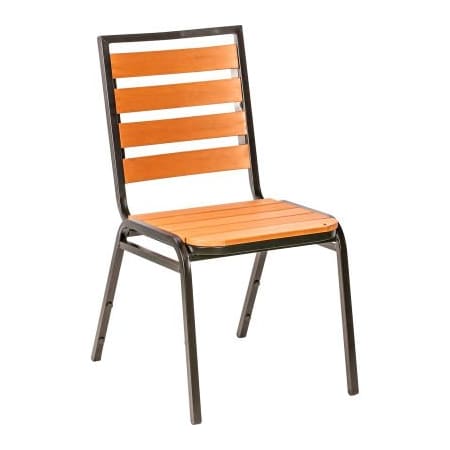 Lorell Lorell Teak Outdoor Chair - Pack of 4 LLR42685